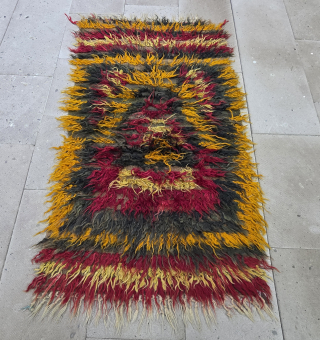 Anatolian Afyon filikli Tulu 
Angora rug
Size:120*77 cm
Free shipping                         