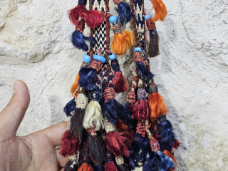 A sash that women tie around their waists in Anatolia.
It is estimated to be around 1880.
Length:350 cm                