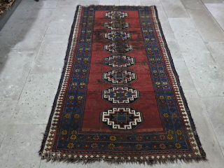 Antique Caucasian Rug
Size:200x110 cm
Please contact salaberina@gmail.com
Free shipping                          