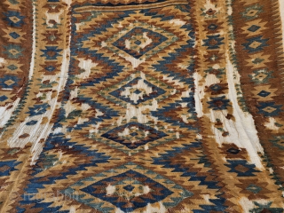 1850 Antique Balkans kilim
Size:230x160 cm
                            