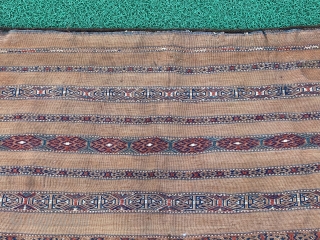 Very fine woven Turkmen bag
Size=110x84 cm                           