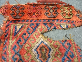 Central Anatolian Konya carpet Fragment
Size=110x80 cm                           