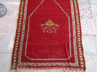 19 thc Turkish Anatolian Mucur Pray rug
size=154x100                          
