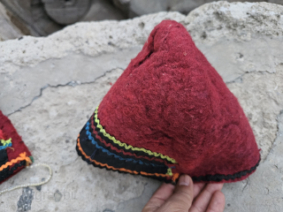 Anatolian Turkish felt takke.

The last periods of the Ottoman Empire.                       