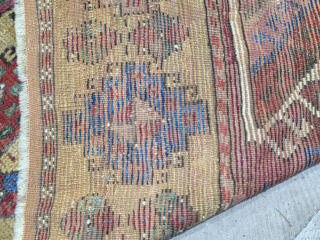 Antique Anatolian Cappadocia Rug
Size:270*100 cm
Old Repairs are available.
Please contact salaberina@gmail.com 
                      