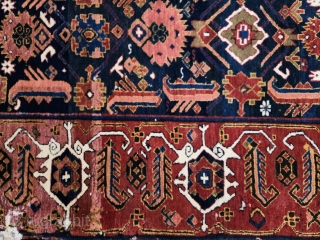 Antique Azerbaijcan Rug
Size.4'8x6'10 ft
Please contac salaberina@gmail.com                           