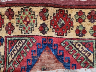 Antique Anatolian Rug Fragment
Size:110x53 cm
Free Worldwide shipping                          