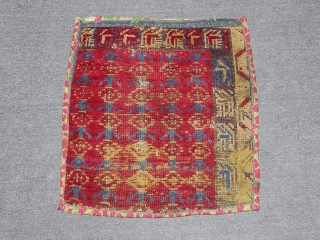 Central Anatolian Cappadocia rug fragment
Size 63x60 cm                          