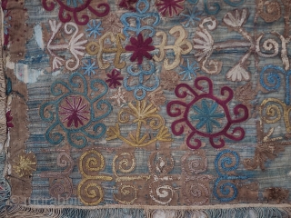 Antique silk Suzani 
Size:47x47 cm
salaberina@gmail.com                            