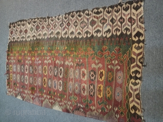 Antique west anatolian kilim fragment
Size:156x96 cm                           