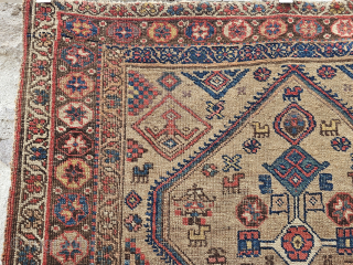 Camel wool ground color Persian Rug
Size:260x122cm                           