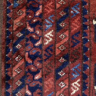 Antique Ersari rug, 168x214cm, warm, glowing colours, full pile, shiny wool, all endings intact, gently washed is looking for a new home.
If you want to contact me please use this email address:  ...