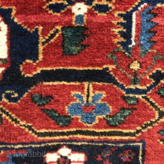 A rare Ferdows Baluch from South East Persia, around 1900, 160x93cm. Fabulous saturated colours, no repairs or reweaves, good pile all over except some small spots of moth damage, all ends original.  ...