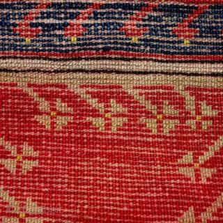 Antique Anatolian prayer rug, 164x94cm, joyful colours, very good condition, full pile, the dark brown a bit corroded, handwashed gently, waiting to share it's cheerful vibes with you.     