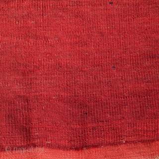 Yomut Tschowal in need of a good home, 145x85cm, beginning of 20th century, good pile all over, no repairs,glossy wool and wonderful coral-red madder, carefully washed.       