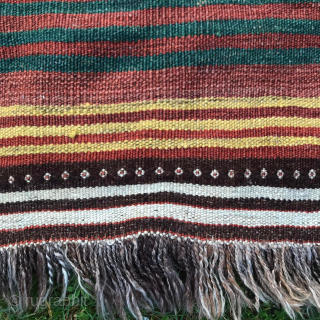 Antique Hazara kilim, 390x220, very good condition except a small tear to be seen in the pictures.
To contact me please use christinawiese.ceramics@gmail.com.           