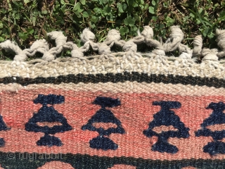 Kurdish kilim, 235x131cm, beginning of 20th century, mint condition

Please contact christinawiese.ceramics@gmail.com

Sorry the system turned all my pics to the wrong side.            