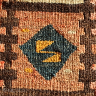 Moghari kilim from east Afghanistan, 340x130cm, beginning of 20th century.
Handspun wool, all natural colours.
Perfect condition, no repairs.                