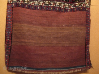 Luri Khordjin , glossy wool ,black wefts ,78-130 cm .Good condition no repairs, made around 1900                 