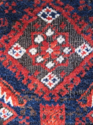 Baloutch rug ,93-166 ,all natural dyes ,plenty corrosion ,low guard stripe missing otherwise full pile and no old repairs .             