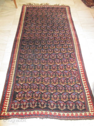 Honest Persian tribal rug,98-201 cm,late 19th- 1900,sparkly abrashed organic dyes , full pile ,ready to find a NEW floor-home. The piece is way better in the flesh than in the pics.
  