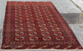 Tekke Rug 10553
almost
170 cm x 240 cm = 4.08 m2
66.93" x 94.49"
5.58' x 7.87'                   