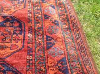 Thick piled old ersari main carpet 
Size is 7ft4 x 9 ft
Inquire for more photos
Low price                 