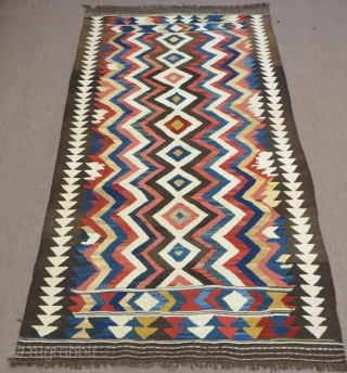 PERSIAN wonderfully  dızayn KURDISH KILIM  280 X 145  cm                     