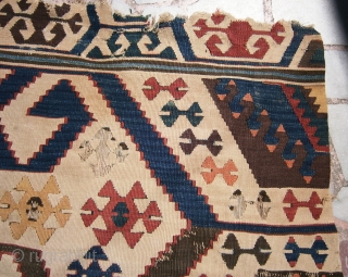 Anatolian Aydın Kilim. (fragment)
79cm x 345cm
                           