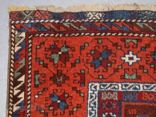 Antique Eastern Anatolian Kurdish Yuruk long rug with four medallion design. www.knightsantiques.co.uk 

Size: 7ft 5in x 3ft 8in (227 x 113cm).

Circa 1890.

An excellent example of a Yuruk long rug, with a classic  ...