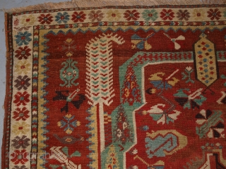 Antique Western Anatolian Milas prayer rug of early design with superb soft wool and wonderful colour. www.knightsantiques.co.uk 
Size: 5ft 7in x 3ft 10in (170 x 117cm).

2nd half 19th century.

This prayer rug belongs  ...