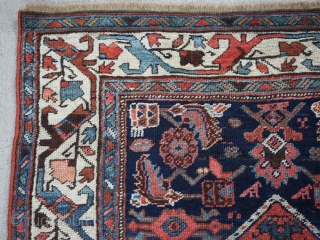 Antique Bijar runner of good size with traditional linked medallion design. www.knightsantiques.co.uk 
Size: 14ft 3in x 3ft 6in (435 x 106cm). 
Circa 1890. 

The runner has excellent soft warm colours with the  ...