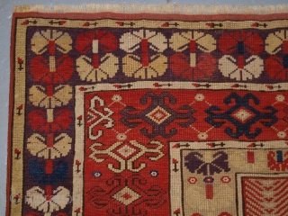 Antique Western Anatolian Milas rug of scarce design with superb soft wool and wonderful colour. www.knightsantiques.co.uk 

Circa 1850.

This beautiful rug belongs to a small group of Milas rugs with this scarce design  ...