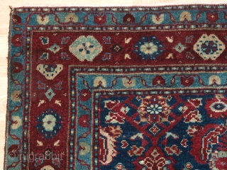 Antique Indian Agra rug with all over design and superb colour. www.knightsantiques.co.uk 

Circa 1890.

This rug was possibly woven in the prisons of Agra, India during the latter part of the 19th century.  ...