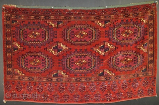 An exceptionaly fine Tekke Chuval with extraordinary depth of color. two small narly repairs to top corners, one very small moth hole, otherwise in lovely condition, full pile allover with the best  ...