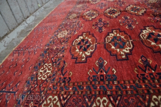 Antique Kizyl Ayak Chuval, beautifully made, with super fine weave, very saturated dyes and top quality wool. Look at the image of the back, the best one of its type ive seen.  ...