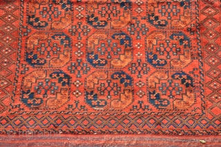 An antique Ersari carpet in with good dyes in smart, clean, floor ready condition, with no repair. late 19th century             