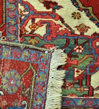 A good Heriz rug of unusual proportions in MINT condition. Thick pile alloevr, nor repairs. Circa 1900. 190x168 cm Check out www.haliden.com for more offerings on the UK's most active website. TRADE  ...