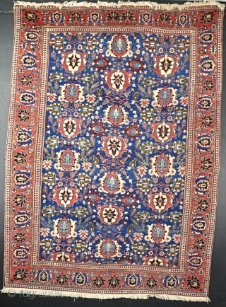 An old Veramin rug in very good original condition. 1st quarter 20th century. 220x148cm                   