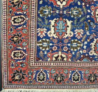 An old Veramin rug in very good original condition. 1st quarter 20th century. 220x148cm                   