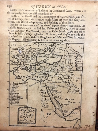 Three early maps Middle East, Persia, Central Asia....two by Robert Morden, 1686, and one more....1711.  
                