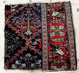 Early NW Persian, probably Bijar, rug fragments (3)                         