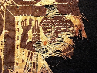 Coptic Fragment, fairly large, 10" x 14".                          