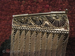 Ottoman era bracelets of woven silver. There's a name for this silver technique, but I don't remember what it is.             