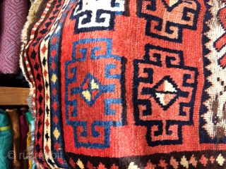 Kurdish Anatolian Rug fragment Circa.1860 possible to send larger images                       