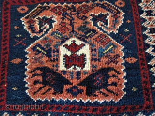         Cute Afshar Bag with Split Boteh design.
        16 1/2 x 20 1/2" full pile w/ no problems.
  ...