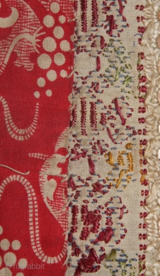 Late 19th cent Tajik Ruiband (Veil) Spectacular natural colours and excellent stitches, it is very rare piece, good condition.              