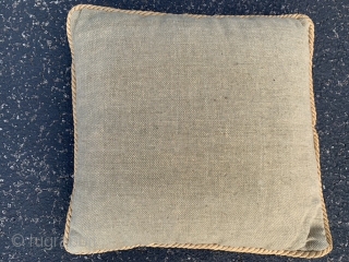 Indonesian Boat Cloth pillow, early 20th century, 1-1 x 1-2 (33 x 36), very good condition, plus shipping.               