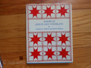5 Books Americana Rugs, Quilts, and Stitching: 
Hooked Rug Treasury, Jessie Turbayne, 1997, hard cover, dust jacket, very good condition.

Americas Quilts and Coverlets, Saffard Bishop, 1972, hard cover, dust jacket, good condition.

Floral  ...