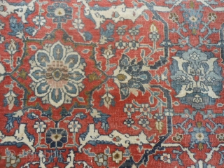 Persian Tabriz, early 20th century, 8-8 x 11-10 (2.64 x 3.61), rug is clean, even low, original ends and edges, soft palette, no rot, breaks or holes, plus shipping.    